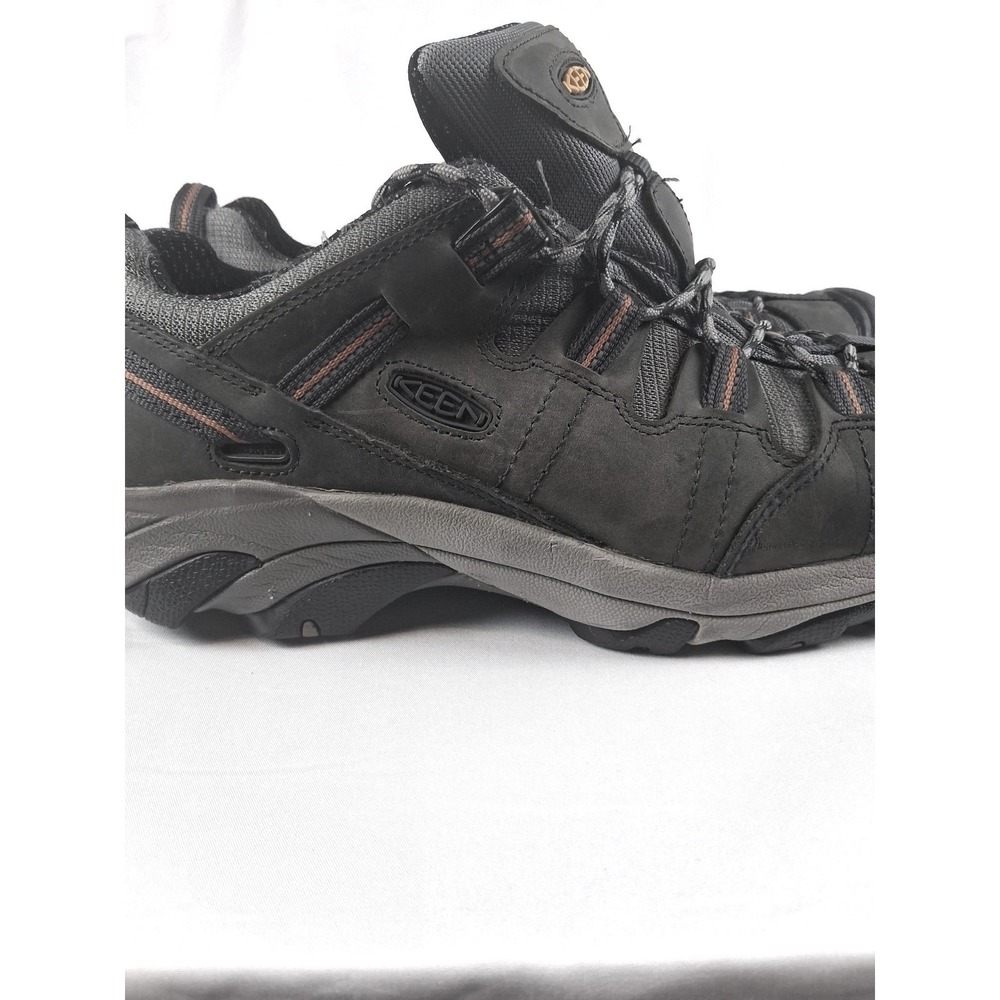 KEEN Utility Work Shoes Men 11.5 EE Wide Safety Toe Leather Hiking Industrial